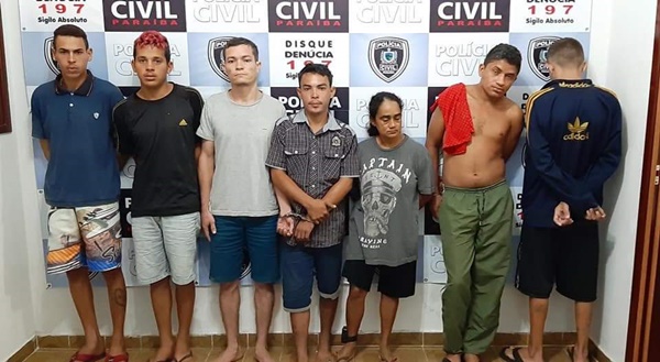 Operação policial prende grupo suspeito de crimes no Brejo